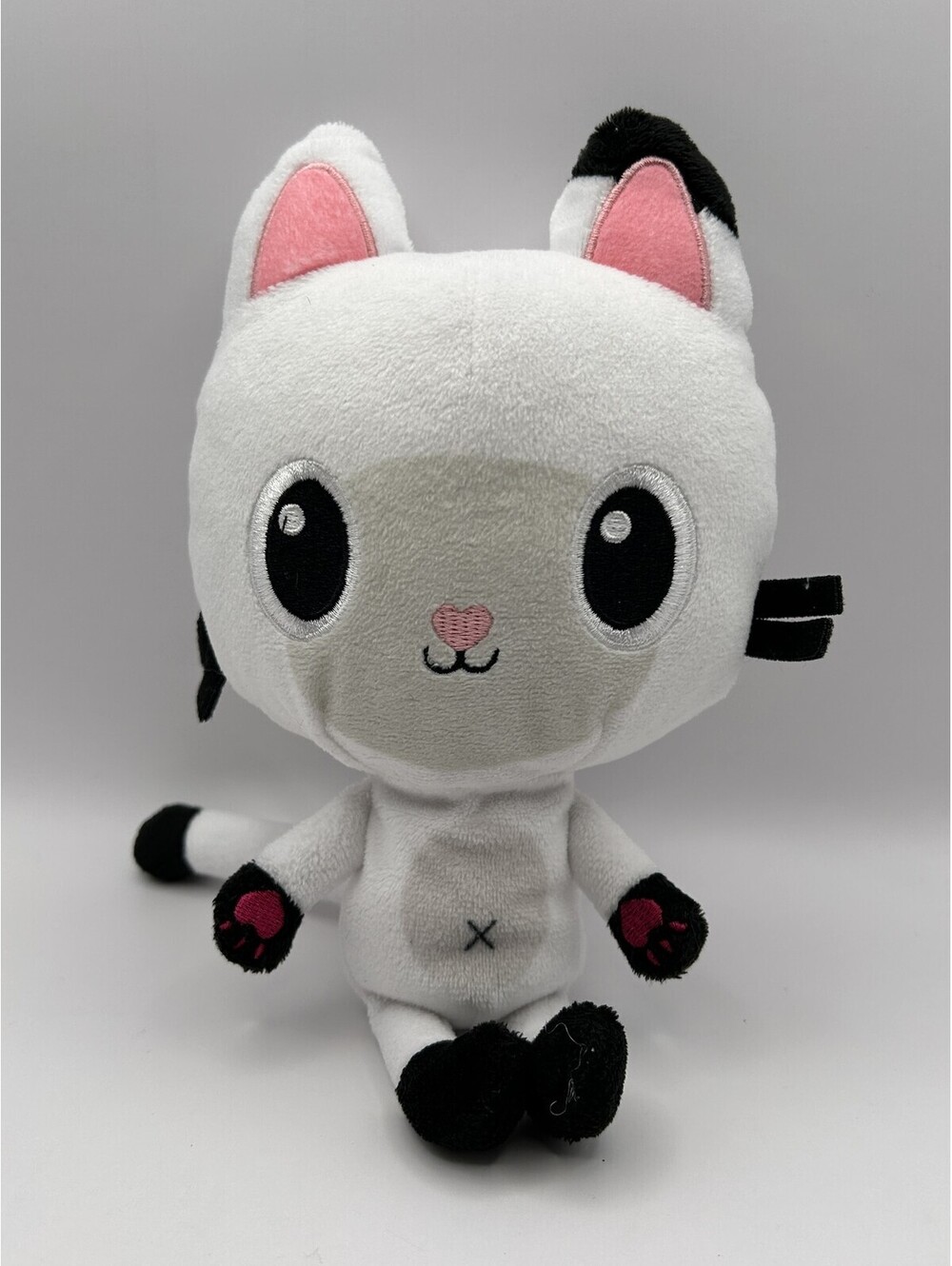 Gabby's Dollhouse Pandy Paws White Cat Plush Used